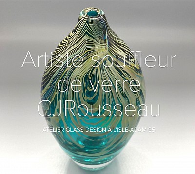 CJRousseau Glass Design verre soufflé à la canne