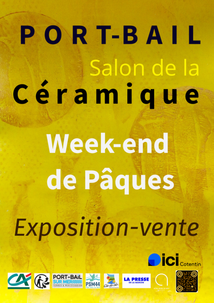 Les exposants c&eacute;ramistes de Port-Bail P&acirc;ques 2025